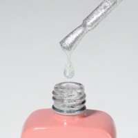 Гель лак для ногтей &laquo;CAT`S EYE PEARL&raquo;, 3-х фазный, 10 мл, LED/UV, цвет серебристый (57)