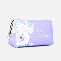 Косметичка на молнии, цвет сиреневый Косметичка на молнии, цвет сиреневый