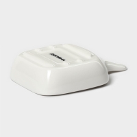 Соусник керамический с ручкой Доляна «Сковорода», 50 мл, 10,5×7,2 см, цвет белый Соусник керамический с ручкой Доляна «Сковорода», 50 мл, 10,5×7,2 см, цвет белый