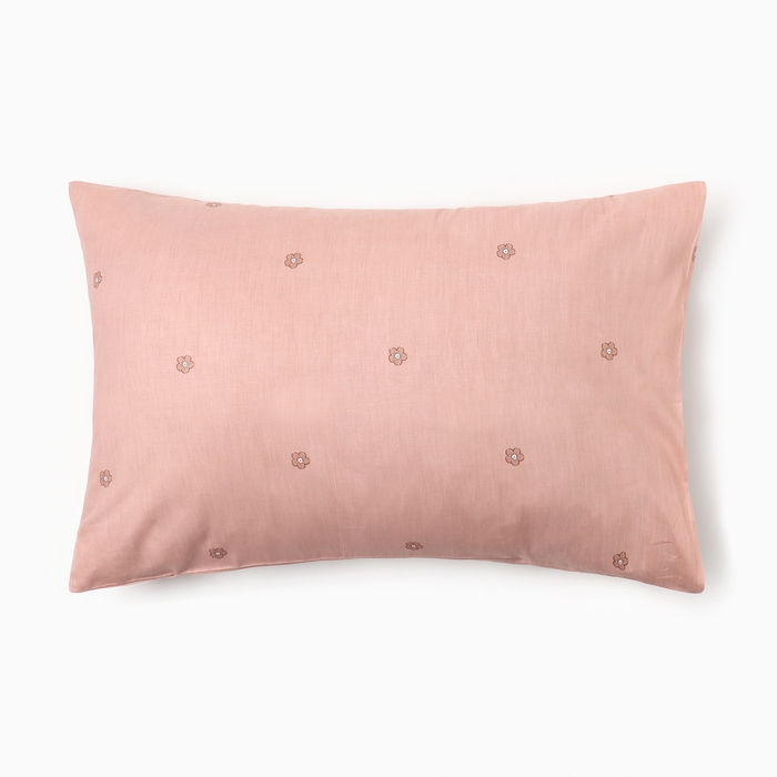 Наволочка LoveLife 50*70 см, цв. персиковый 100% хлопок, сатин, 125 г/м&sup2;