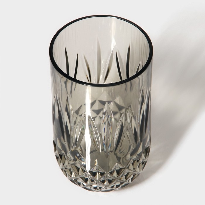 Стакан &laquo;Грани&raquo;, 450 мл, 8&times;14 см, цвет коричневый