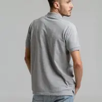 Рубашка поло мужская Virma Premium, серый меланж, размер 4XL