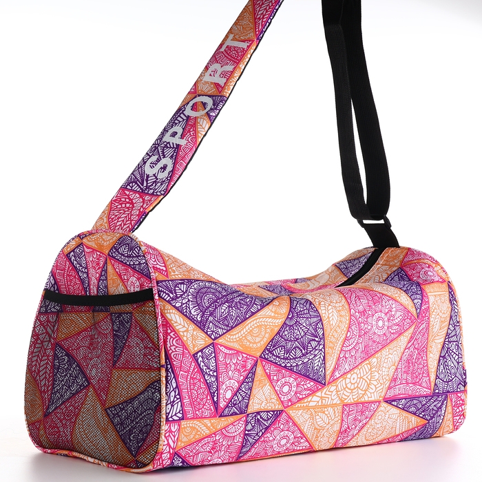 Сумка спортивная, TEXTURA, средний размер, цвет фиолетовый Сумка спортивная, TEXTURA, средний размер, цвет фиолетовый