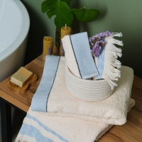 Полотенце махровое LoveLife &laquo;Муссон&raquo; 70х120 см, аквамарин, 100% хлопок, 500 гр/м2