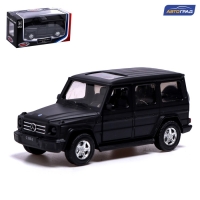 Машина металлическая MERCEDES-BENZ G350D, 1:42, инерция, открываются двери, цвет чёрный Машина металлическая MERCEDES-BENZ G350D, 1:42, инерция, открываются двери, цвет чёрный