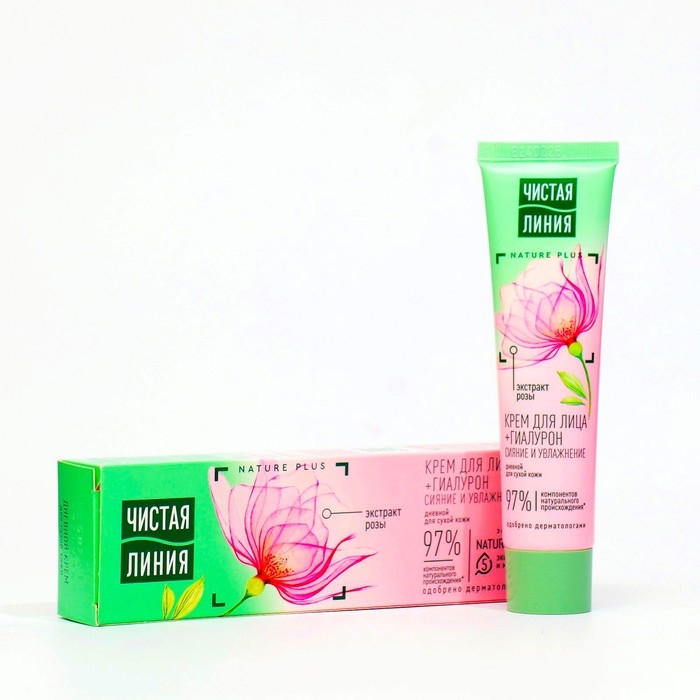 Крем дневной для лица Чистая линия увлажняющий, для сухой кожи, 40 мл Крем дневной для лица Чистая линия увлажняющий, для сухой кожи, 40 мл