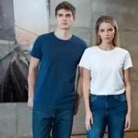 Футболка мужская American U светлый меланж, размер M