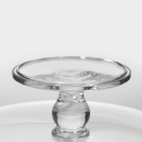 Блюдо на ножке стеклянное Toskana, d=30,3 см