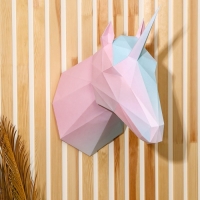 Набор для создания полигональной фигуры &laquo;Единорог&raquo;, 32.5 х 44 см