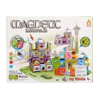 Конструктор магнитный «Дворец», световые и звуковые эффекты, 206 деталей Конструктор магнитный «Дворец», световые и звуковые эффекты, 206 деталей