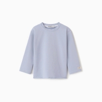 Футболка детская с дл.рукавом  KAFTAN, р. 34 (122-128 см),серый