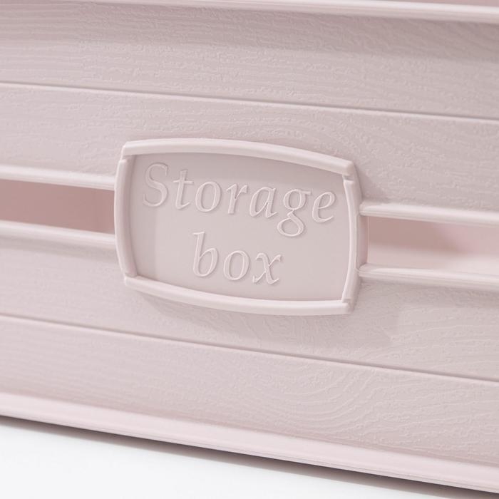 Ящик для хранения, 22,7&times;17&times;9,5 см, цвет МИКС