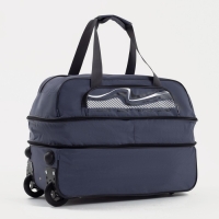 Сумка дорожная на колёсах, отдел на молнии, с увеличением, наружный карман, цвет серый Сумка дорожная на колёсах, отдел на молнии, с увеличением, наружный карман, цвет серый