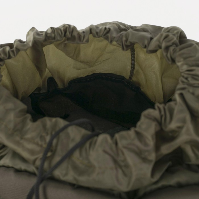 Рюкзак туристический, Taif, 70 л, отдел на шнурке, наружный карман, 2 боковых кармана, цвет олива