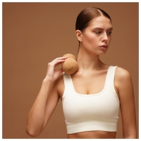 Мяч массажный Sima-Land Home, d=15 см, пробка Мяч массажный Sima-Land Home, d=15 см, пробка