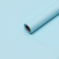 Пленка для цветов тонированная, матовая, голубой, 0,5 х 10 м &plusmn;1 см, 65 мкм