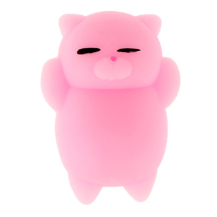 Мялка антистресс «Киска», набор 3 шт, цвета МИКС Мялка антистресс «Киска», набор 3 шт, цвета МИКС