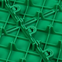 Модульное покрытие, 30 &times; 30 см, пластик, зелёное, 1 шт.