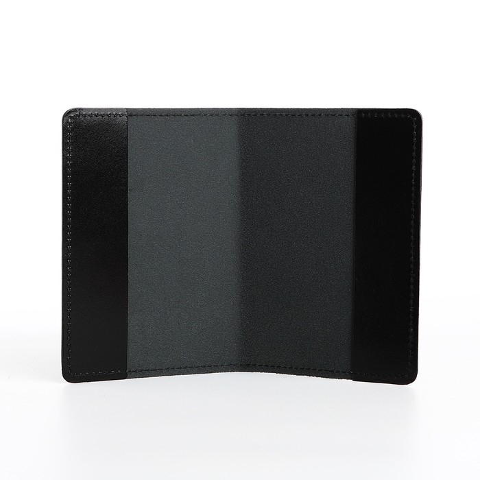 Обложка для паспорта, цвет чёрный