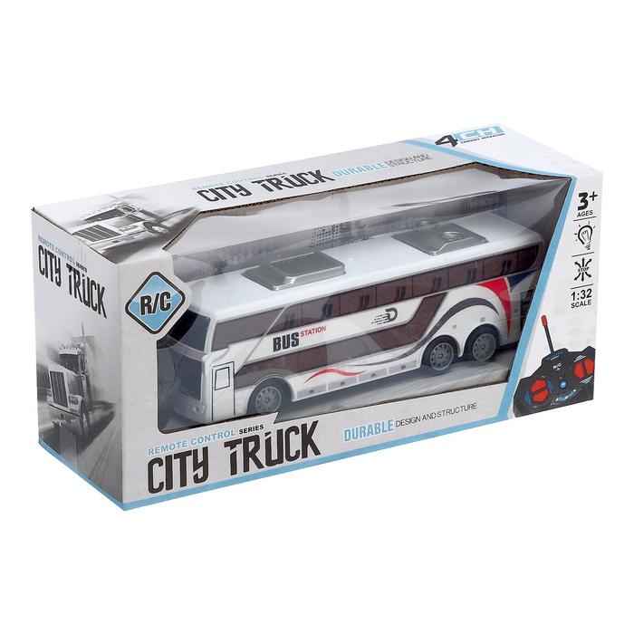 Автобус радиоуправляемый &laquo;Междугородний&raquo;, работает от батареек