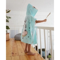Полотенце-пончо детское махровое Крошка Я "Единорог", 60*120см, 100% хлопок, 300гр/м2 Полотенце-пончо детское махровое Крошка Я "Единорог", 60*120см, 100% хлопок, 300гр/м2