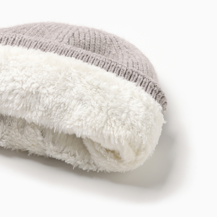 Шапка детская MINAKU, цвет серый, р-р 48-50