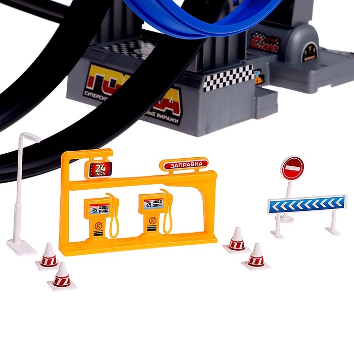 Автотрек-парковка &laquo;Крутая петля&raquo;, с запуском, 2 в 1