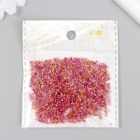 Бисер стекло 11/0 "Цилиндр. Карамельно-розовый глянец" 10 гр Бисер стекло 11/0 "Цилиндр. Карамельно-розовый глянец" 10 гр