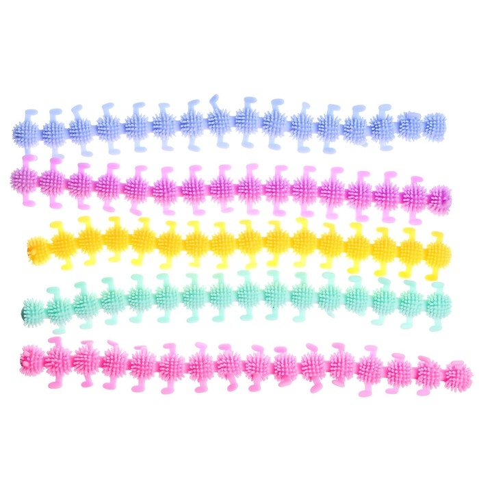 Ёжка «Гусеница», цвета МИКС Ёжка «Гусеница», цвета МИКС