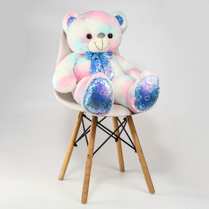 Мягкая игрушка &laquo;Медведь&raquo;, с паетками, 80 см