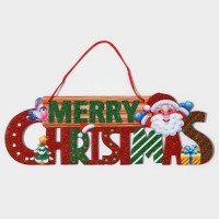 Декоративное украшение (подвеска) "Mery Christmas" 14,7х42 см Декоративное украшение (подвеска) "Mery Christmas" 14,7х42 см