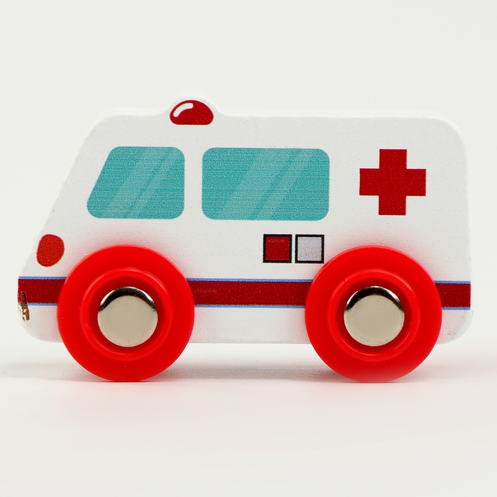 Детская «Скорая помощь» совместима с набором Ж/Д «Транспорт» 7 × 3 × 4,5 см Детская «Скорая помощь» совместима с набором Ж/Д «Транспорт» 7 × 3 × 4,5 см