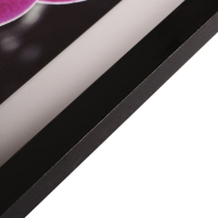 Картина "Тёмно-розовые орхидеи" 42х107 см рамка микс