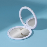 Зеркало складное &laquo;Wonderful Life&raquo;, d = 7,5 см, с увеличением, рисунок МИКС