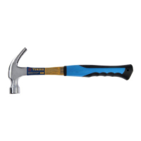 Молоток-гвоздодер ТУНДРА, цельнокованый, 2К рукоятка, 570 г Молоток-гвоздодер ТУНДРА, цельнокованый, 2К рукоятка, 570 г