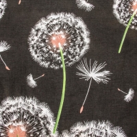 Постельное бельё 1,5 сп. &laquo;Василиса&raquo; Белые одуванчики, 145х215 см, 150х214 см, 70х70 см - 2 шт.