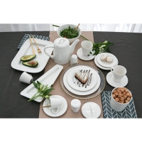 Салатник фарфоровый Magistro Rodos, 1,4 л, 20&times;9 см, цвет белый