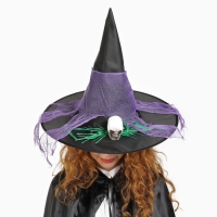Карнавальная шляпа &laquo;Ведьма&raquo;, цвета МИКС