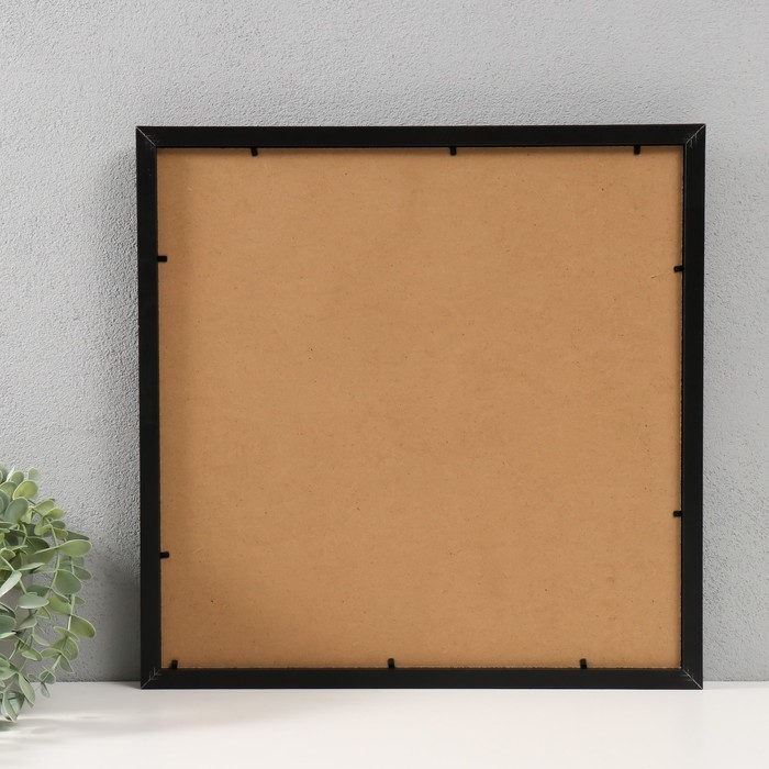 Фоторамка МДФ на 9 фото 10х10 см Фоторамка МДФ на 9 фото 10х10 см "Слайды" чёрная 40х40х2 см