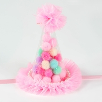 Колпак &laquo;Праздничный&raquo;, цвет розовый