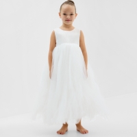 Платье детское нарядное KAFTAN рост 110, белый