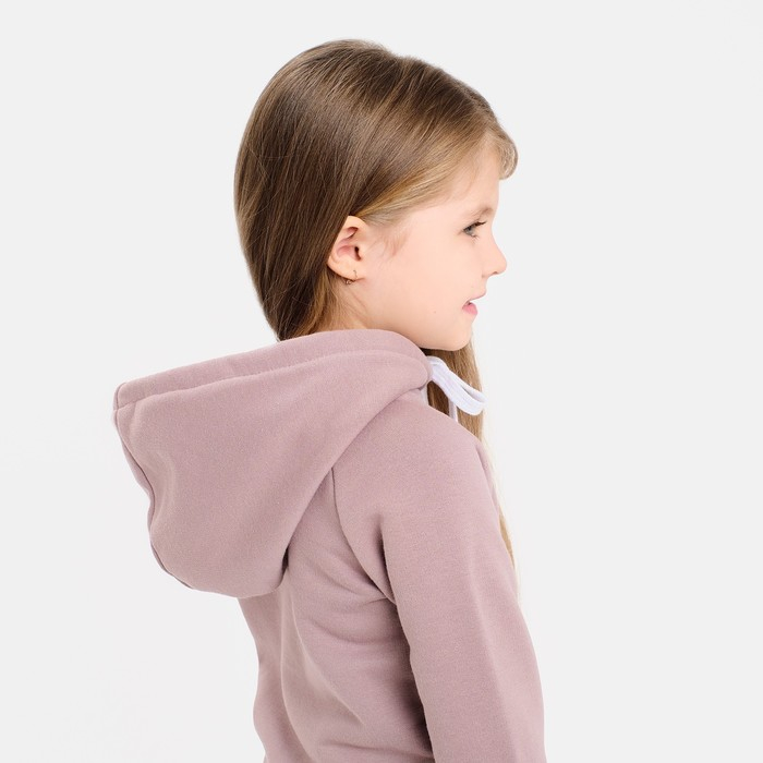 Худи для девочки KAFTAN Худи для девочки KAFTAN "Dream", размер 32 (110-116), цвет коричневый