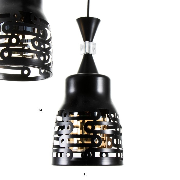 Светильник BayerLux Светильник BayerLux "Ковальце" 3хЕ27 40Вт черный 33х33х35-120см