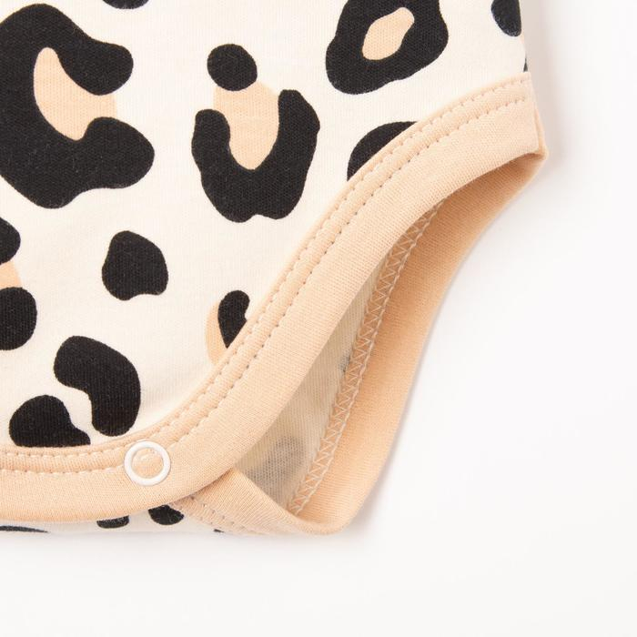 Боди Крошка Я &laquo;Леопард&raquo;, рост 62-68 см