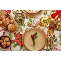 Скатерть Доляна &laquo;Украшение к празднику&raquo; 145*300 +/- 2 см, 100% п/э