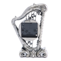 Часы - будильник настольные "Арфа", дискретный ход, циферблат d-6.5 см, 19 х 14 см, АА