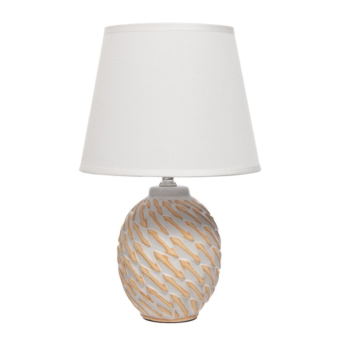 Настольная лампа Настольная лампа "Сабина" Е14 40Вт бежевый 20х20х33см