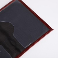 Обложка для паспорта, цвет бордовый