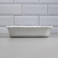 Форма для запекания, 1.1 л, прямоугольная, фарфор, Иран Форма для запекания, 1.1 л, прямоугольная, фарфор, Иран