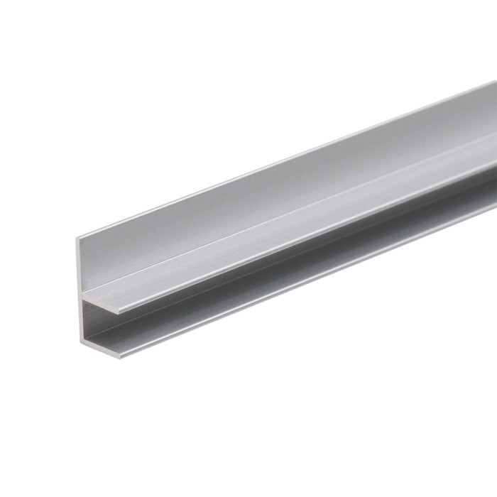 Угловая планка для стеновой панели(F-образная) 4 мм, 0,6 м